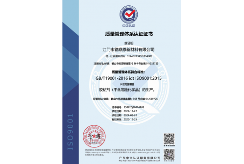 ISO证书-中文